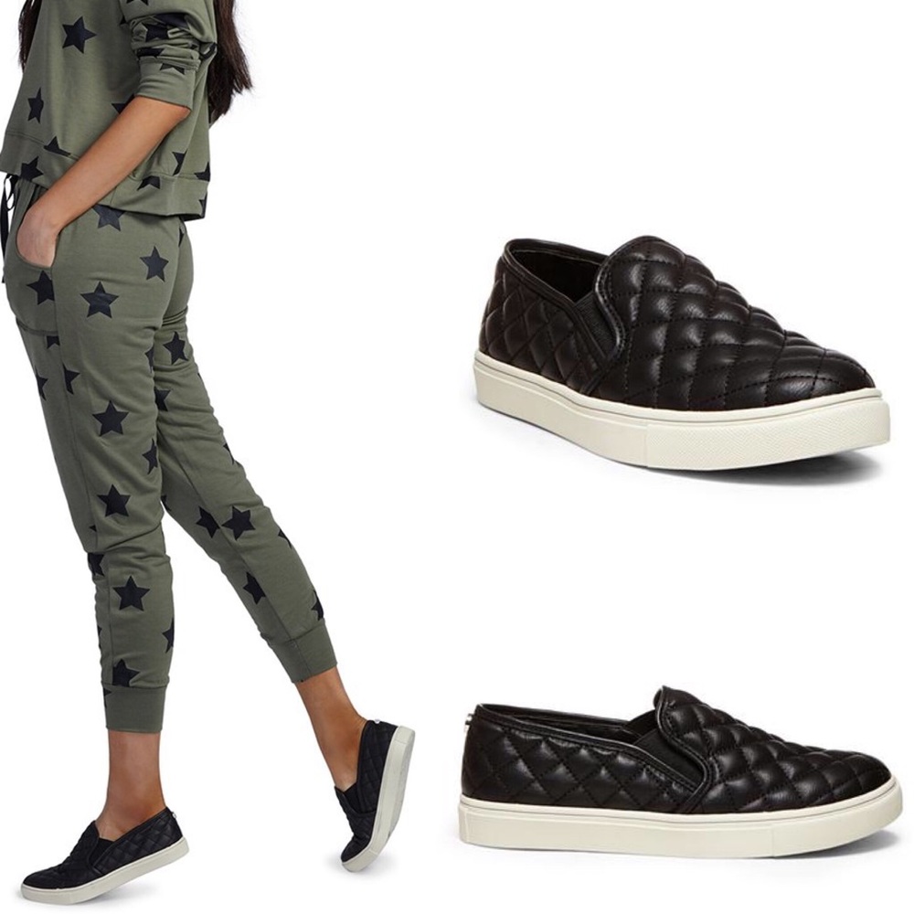 STEVE MADDEN ‘ECENTRCQ’ Black Slip on Sneaker-9.5B